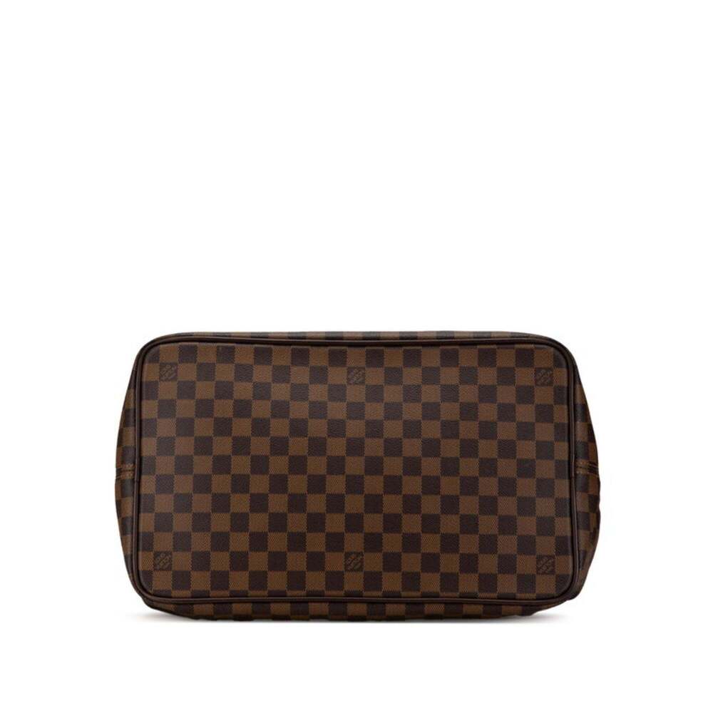 LOUIS VUITTON Brown Damier Leather Boston Bag - Picture 3 of 8